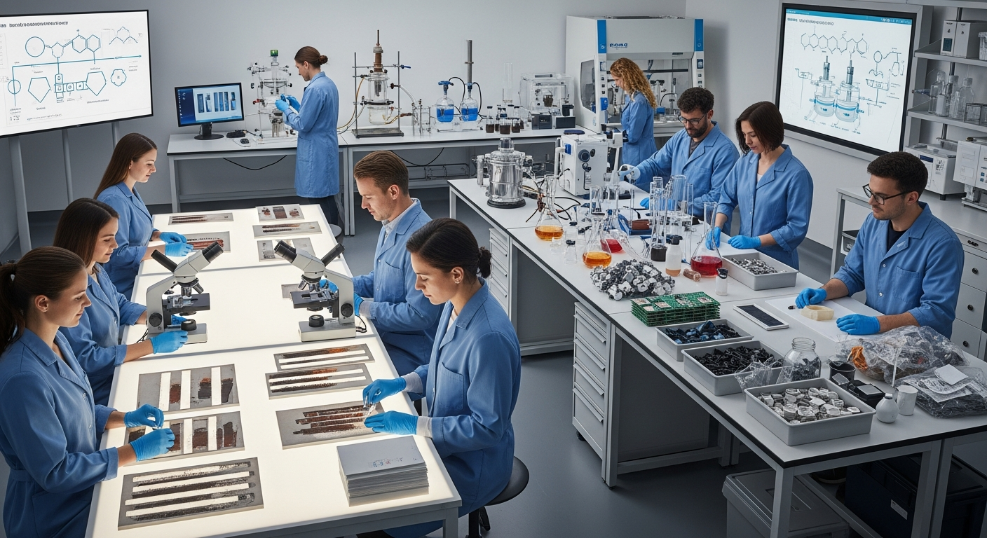 image-gen (34) McDermitt Caldera claystone lithium extraction, claystone lithium processing, acid leaching technology, McDermitt technical challenges, recycling infrastructure development, hydrometallurgical processing